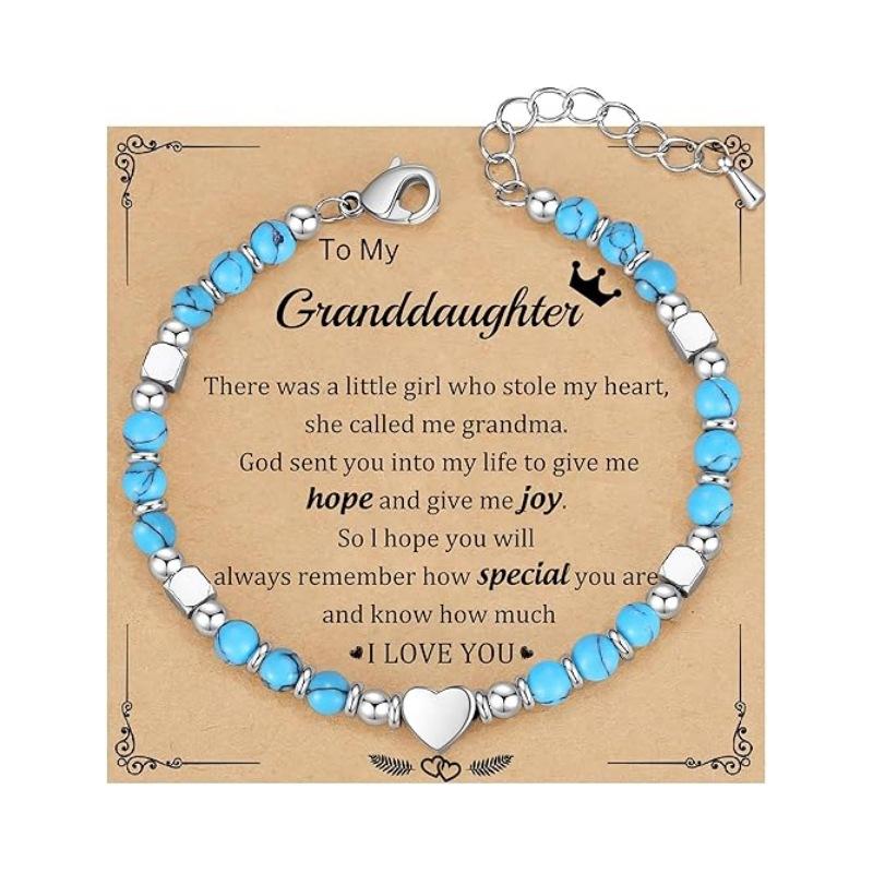 JYL TS Bracelet Adjustable Lobster Clasp Heart Pendant Enhances Relationship Luck