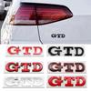 Golf 3 4 MK3 MK4 2026 Heiß Für VW VOLKSWAGEN 3D Metall GTD Logo Emblem Plakette Auto Frontgrill Heckklappe Aufkleber Für Volkswagen VW