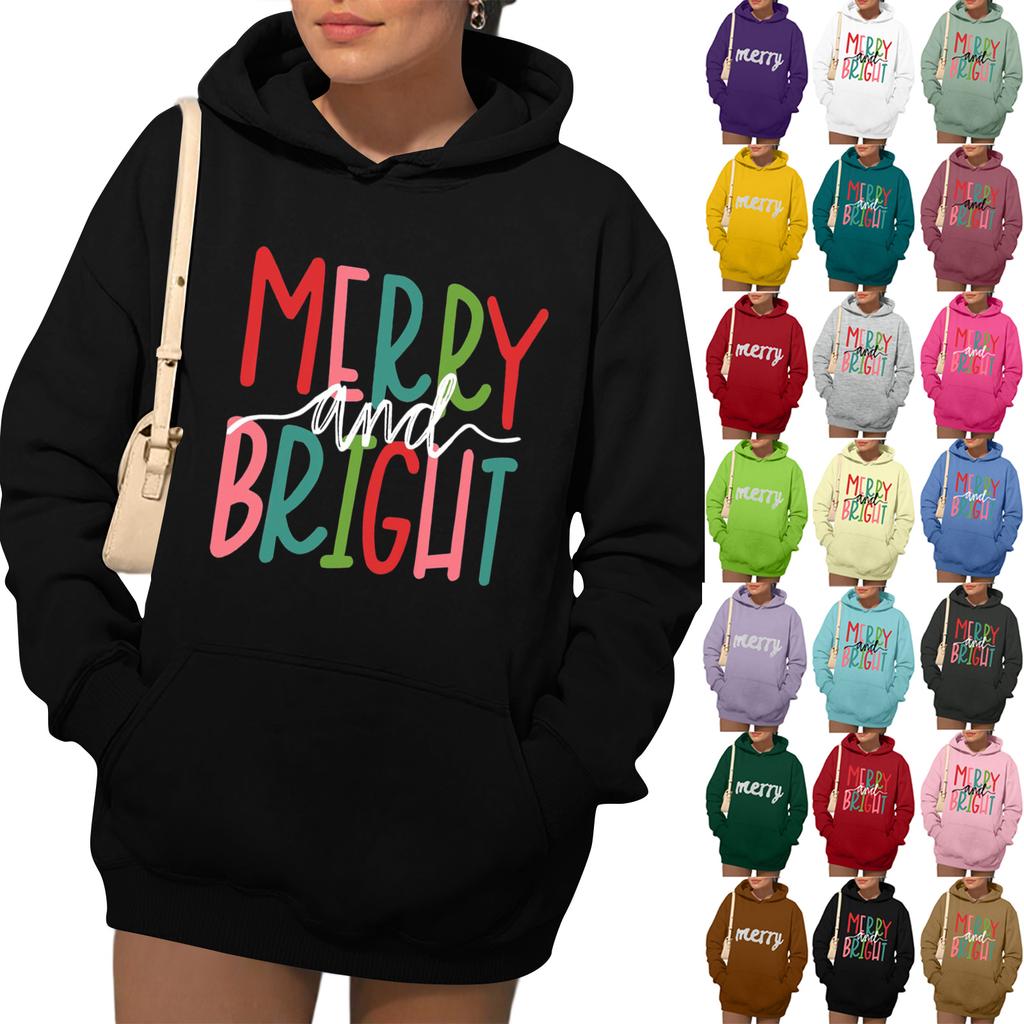 Felpe con cappuccio da donna Felpe moda autunnale Stampate Casual Manica lunga Felpa larga Felpa con cappuccio autunnale
