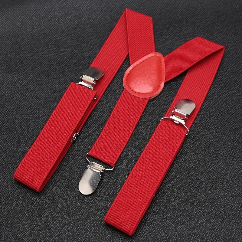 Kids Suspenders Bow Tie Set Boy Girl Retro Adjustable Suspenders Children Baby Braces Clip-on Trousers Wedding Ties Accessories