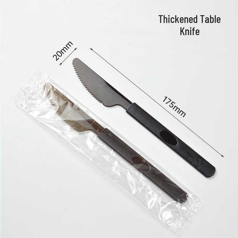 Yipan Thickened Disposable Plastic Cutlery Set