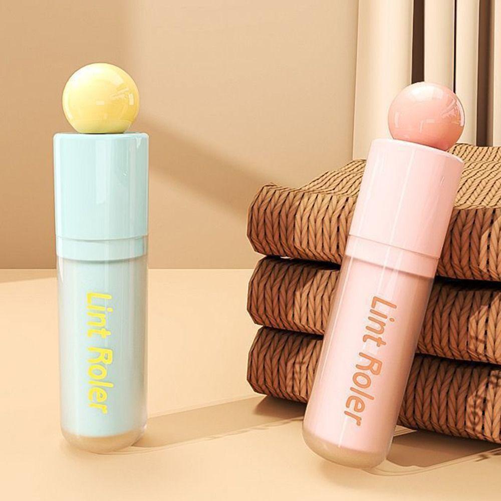 2in1 Clothes Hair Sticky Roller Dopamine Washable Lint Remover Extendable Dust Removal Garment Hair Scraper for Home&Travel