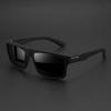 Premium Square Sports Polarized Sunglasses - Inner Temple Pattern, Comfort Fit for Cycling, Fishing, Beach & Leisure