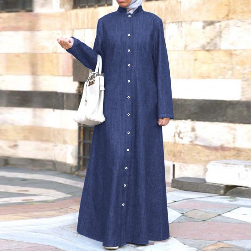 denim caftan