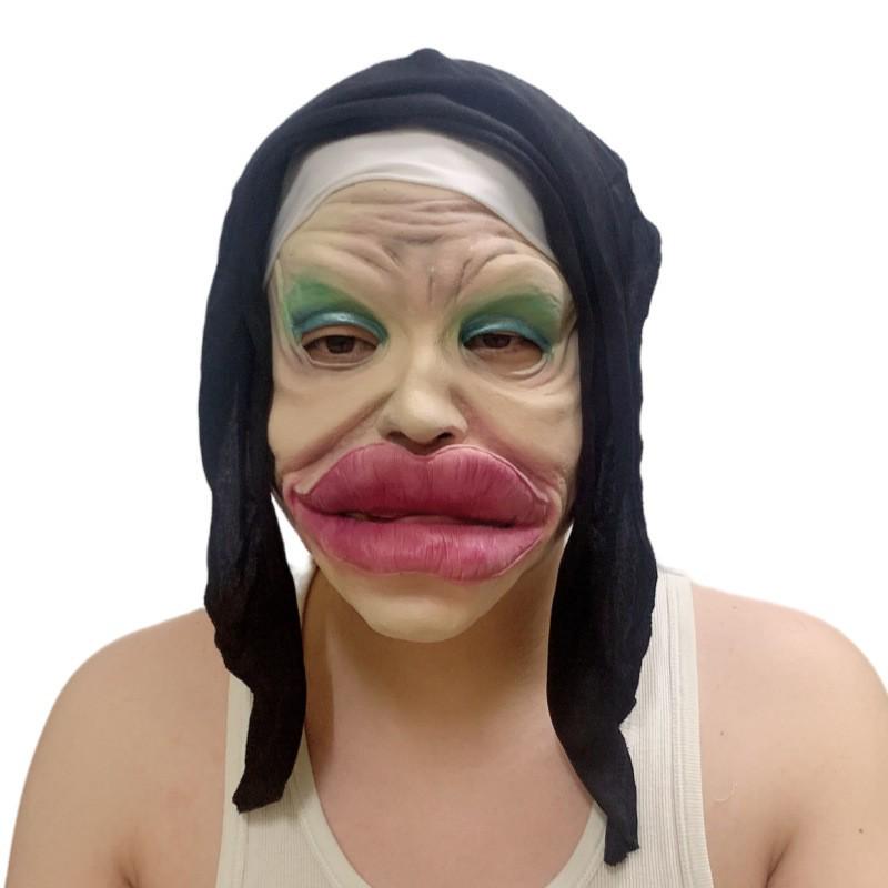 2024 Bestseller Halloween Hexe Baby Teufel Latex Maske