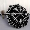 Viking Vegvisir Compass Norse Symbol Sticker Decal Waterproof & Weatherproof  (Black)Umbrella, Portable 3-Fold Compact Umbrella