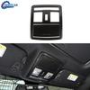 Carbon Fiber Roof Reading Light Lamp Frame Trim for Dodge Challenger 2010+ABS