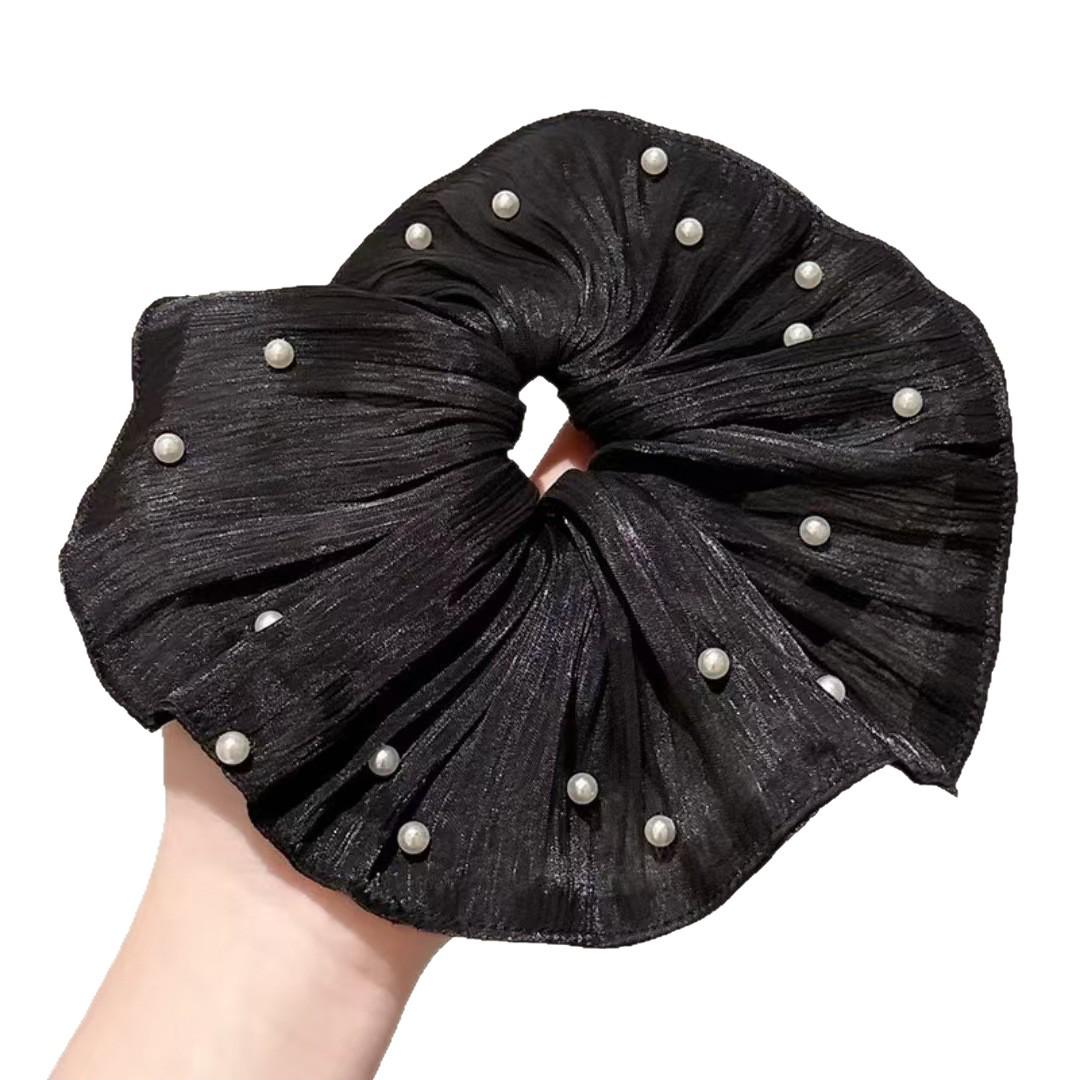 

Плиссированная резинка для волос «Кишка» очень большого размера – Аксессуар для волос с оборкой в балетном стиле