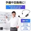 SANWA SUPPLY Wireless Headphone (for MM-SPAMP15) MM-SPAMP15WHM