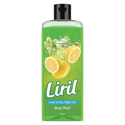 Liril Lemon And Tea Tree Oil Body Wash 250 Ml Paraben Free Extra Foam With Long Lasting Fragrance For Fresh Skin