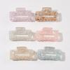Hair Claw Hollow Rectangle Shape Back Head Shower Clip Strong Grip Medium Size Shark Hair Claw Versatile Hair Accessory