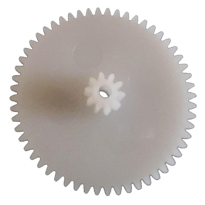 Dwuwarstwowa plastikowa przekładnia zębata o module 0,5, 40-56 zębów, konstrukcja z podwójną redukcją