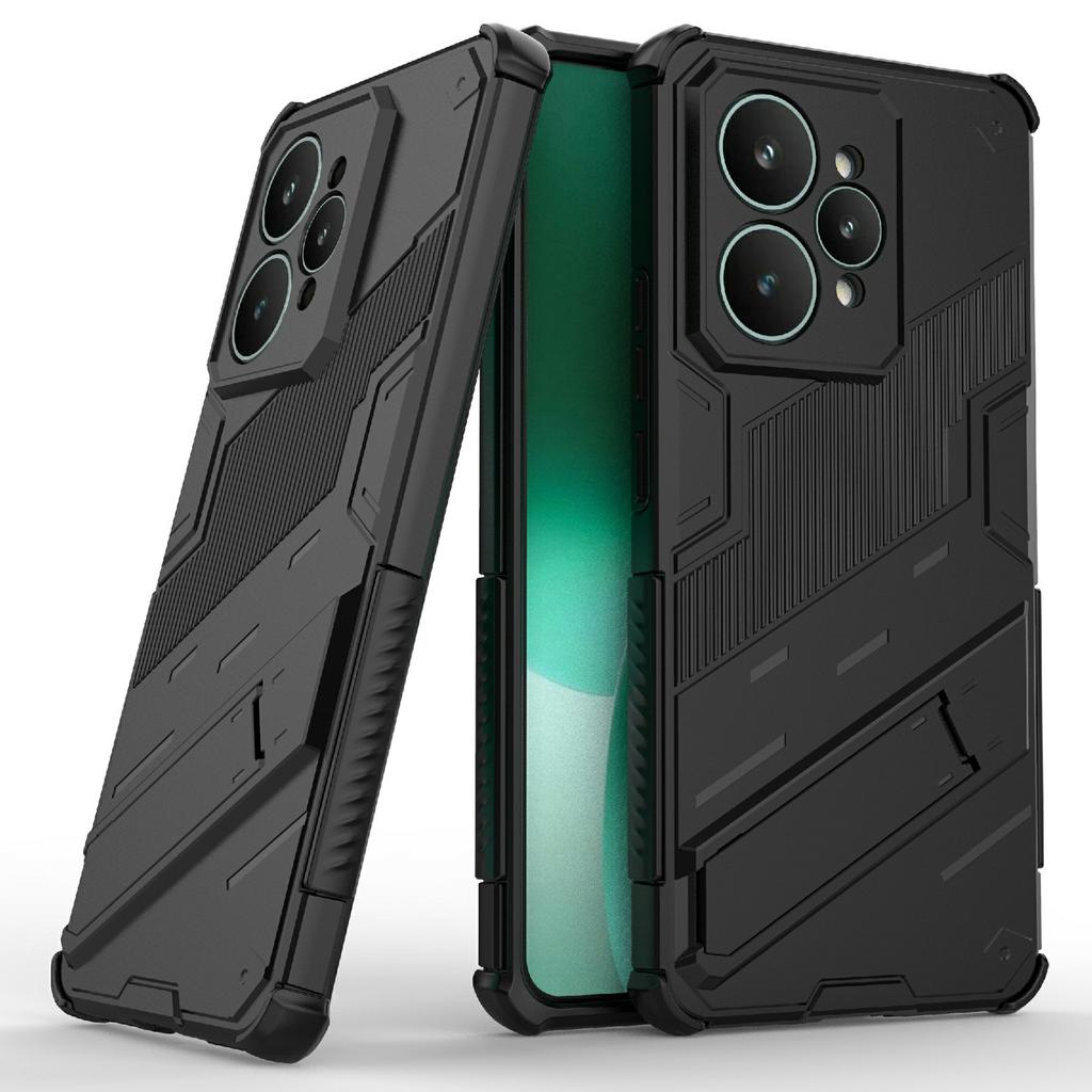 For Realme 15 5G Case PC + TPU Shockproof Phone Cover with Kickstand