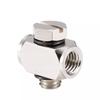 Miniature Metal Pneumatic Quick Connect T-Type Connector