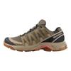 Salomon X-Adventure Leather Fashionable Versatile Comfortable Low-Top Hiking Shoes Women Hiking Shoes Brown 478155
