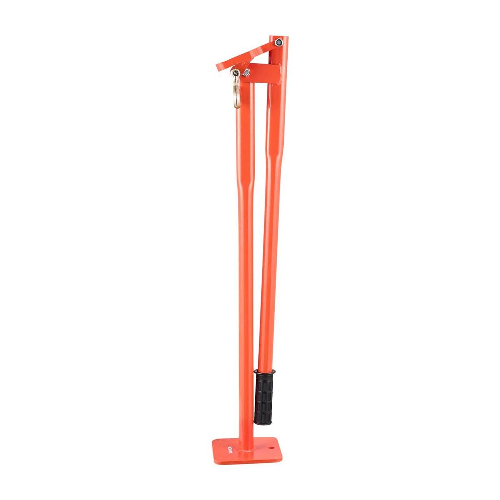 91.4 cm T Post Puller, Heavy Duty Steel Fence Post Puller, 300 kg Load Capacity, Labor-Saving T-Post Remover Tool for Round Fence Posts, Sign Posts &