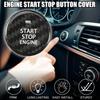 TUCKBOLD Mazda 3 Engine Start Stop Button Cover Durable | Ignition Starter Switch Sticker Black 1 Pcs