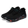 Mens Breathable Running Sneakers Ultralight High Elastic Socks Shoes Tennis Sports Black Shoes for Men and Women