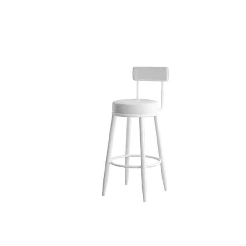 Nordic Modern High Backrest Bar Stool for Home & Coffee Shop