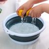 PP TPE Material Washbasin Foldable Washtub Space Saving Basin  Travel
