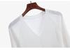 Elegant Slimming V-Neck Wool Knit Dress - French Retro Style