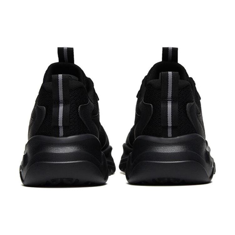 New Anta Cushioned Anti Slip And Wear Resistant Lightweight Low Top Sports Casual Shoes Black 912518852-3