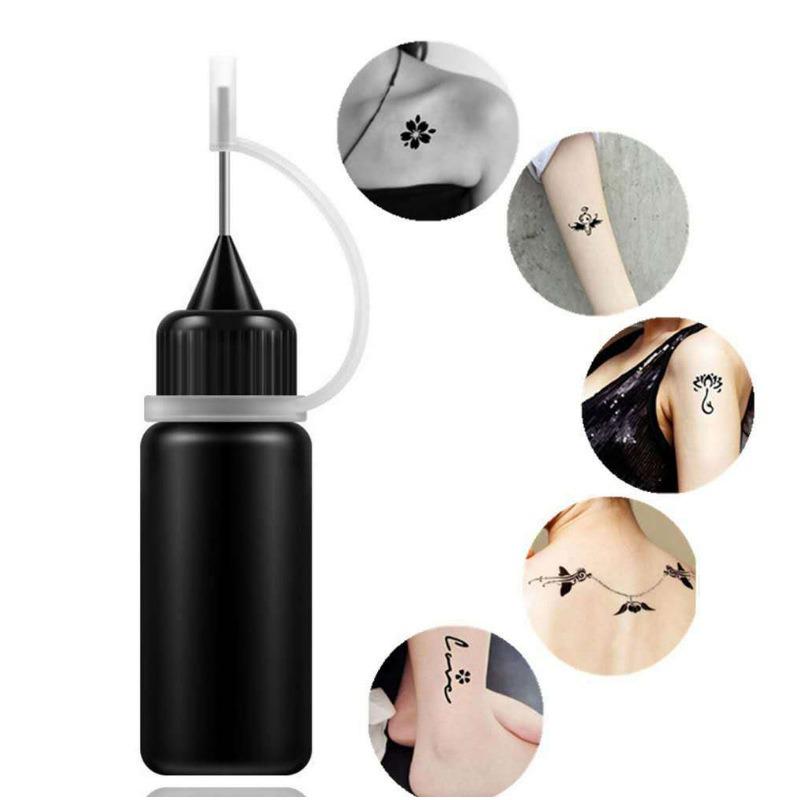 Stylish Plant-Based Colored Henna Juice Tattoo Cream - Waterproof & Long-lasting