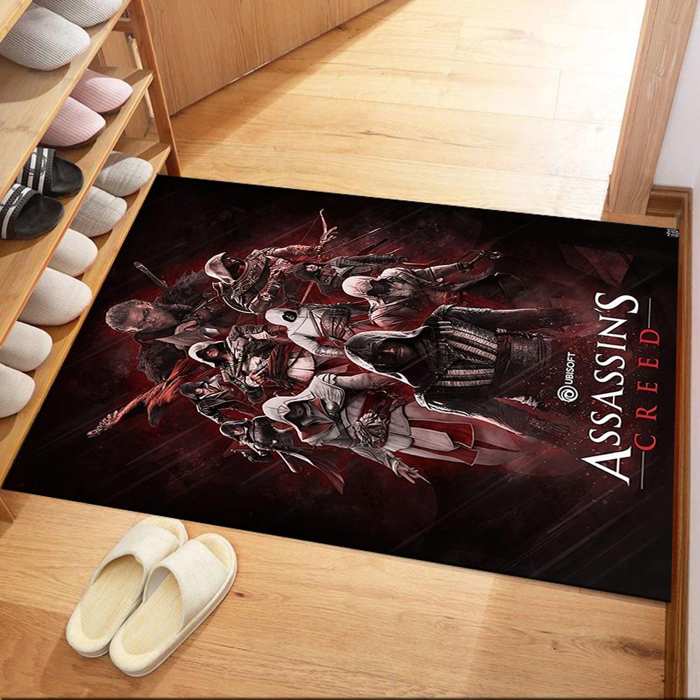 Čtvercové koberce Assassin's Creed Ezio Auditore jsou skvělou volbou pro obývací pokoje, ložnice, domácí dekorace a jako dárky.