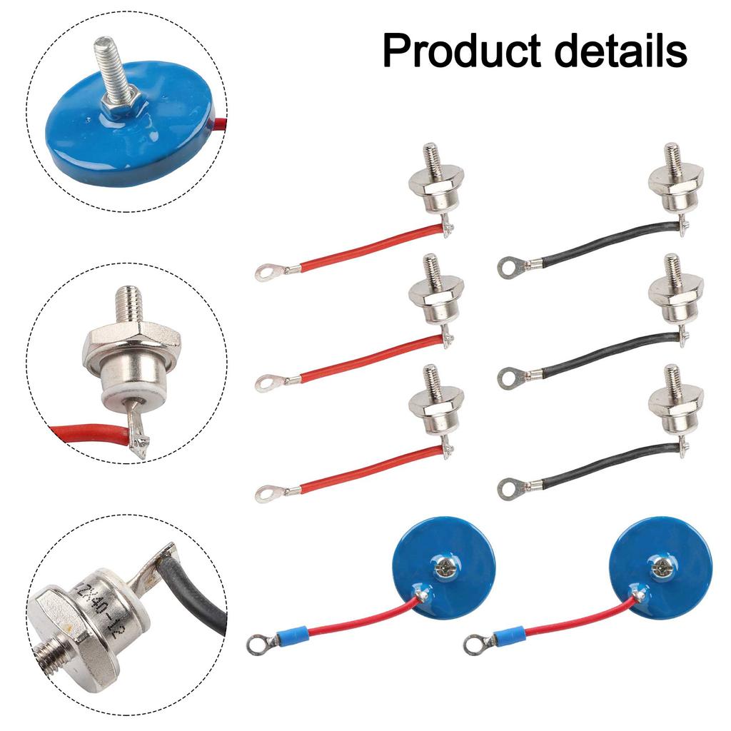 RSK5001 Rectifier Diode Rectifier Kit Compatible With HC4 Long Service Life Metal Construction Negative Diodes