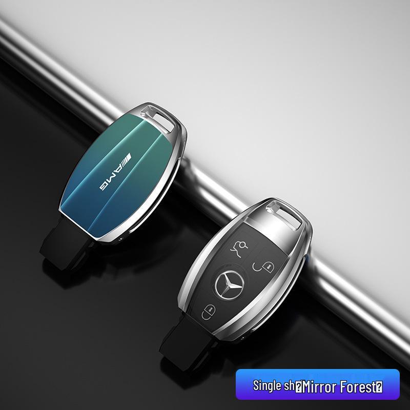 Kompatibelt nøkkelskall og deksel for Mercedes-Benz E-klasse, C-klasse, A200L, GLB, GLC260.