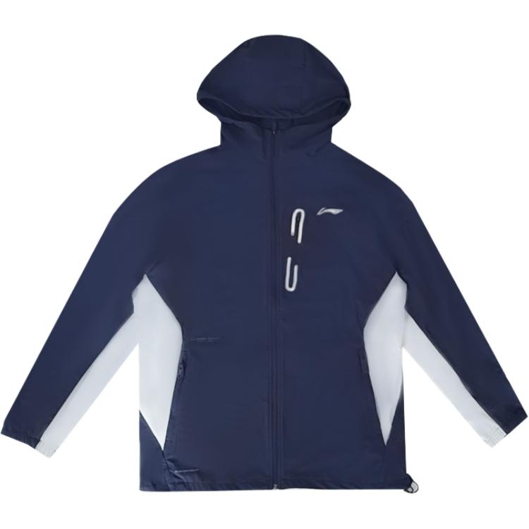 Li Ning Summer Sun Protection Breathable Sports Windbreaker Unisex Outerwear Blue White AFDVA85-4