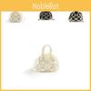 Adorable 2024 Spring New Cute Girl's Pearl Hollow Crossbody Bag For Kindergarten