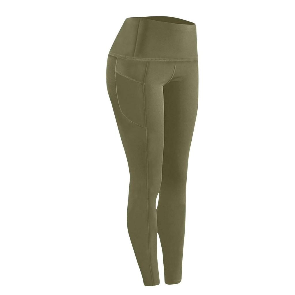 Women's Fashion Tight High Waist Hip Pocket Quick-drying Fitness Running Leggings Yoga Trousers