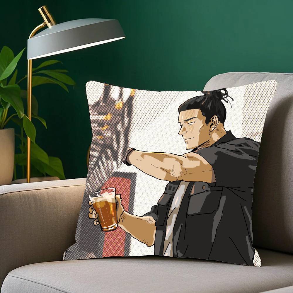 Aoi Todo Anime Jujutsu Kaisen Pillow Case Home Decor Throw For Sofa Bed Car Room Decor Gift Idea