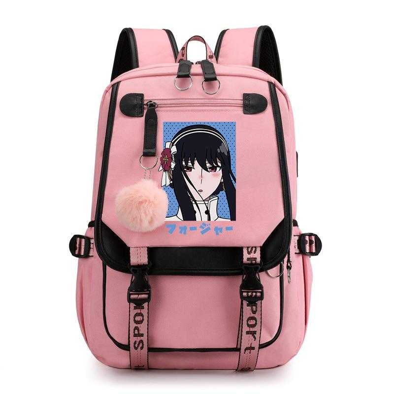 RiMan SPY x FAMILY Spy Play House Backpack Junior High School Student Personality Trend College Style School Bag