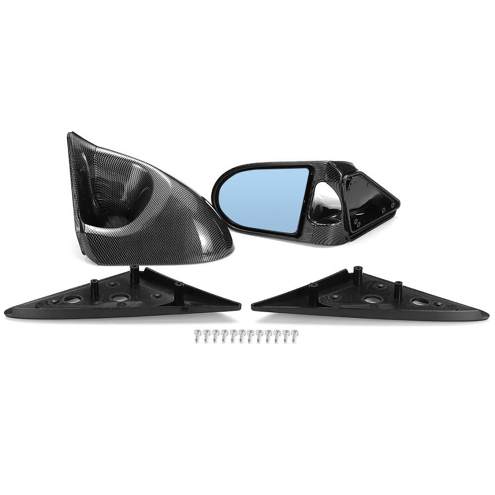 1992-1995 Honda Civic EG 2-Door Rearview Mirror, Blue Decorative Modification