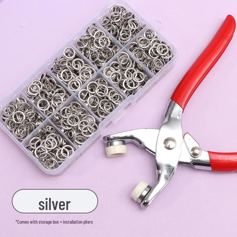 Hand-Pressed Multi-Functional Concealed Buckle Tool Set for Baby - Stainless Steel