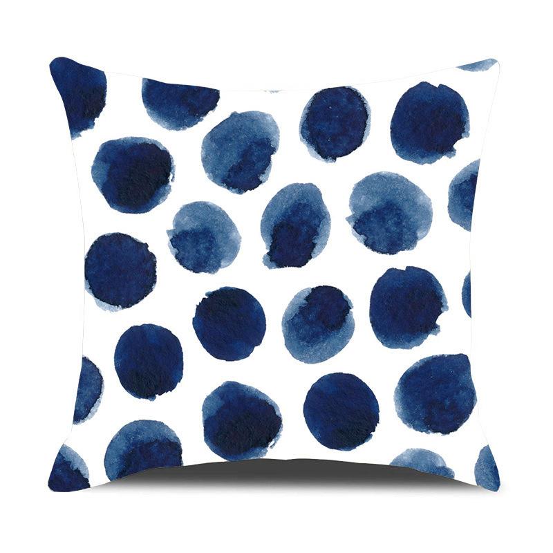 New Car Pillow Nordic Style Bedside Print Pillowcase Bedroom Sofa Cushion Short Plush Pillow