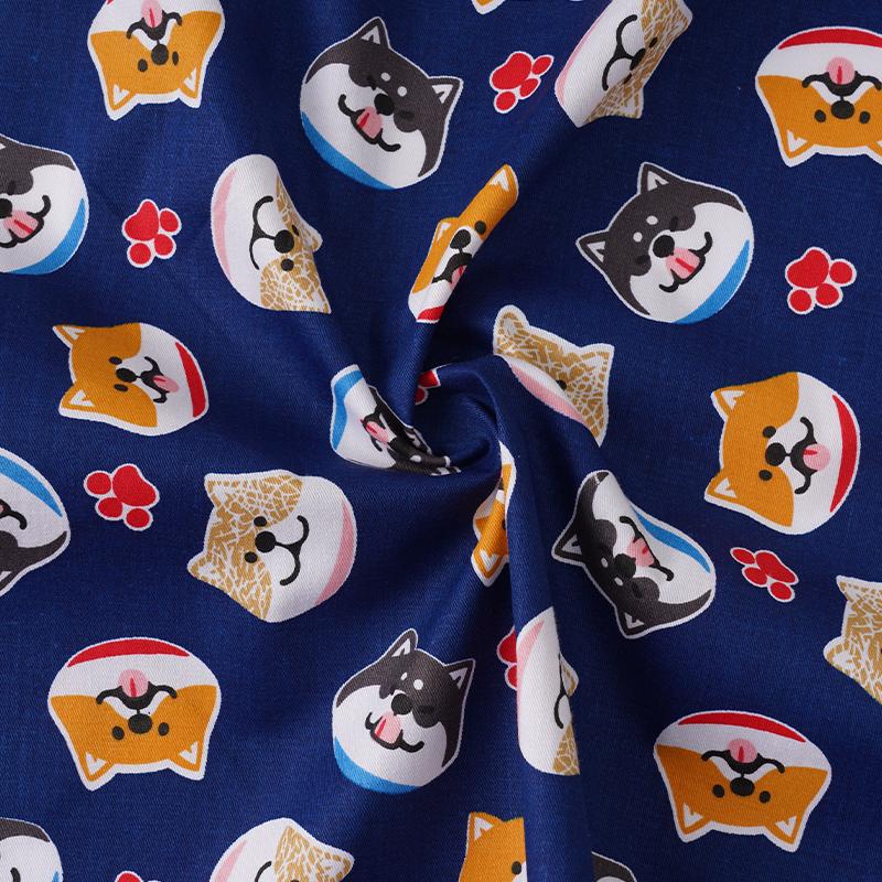 Pure Cotton Cartoon Printed Fabric for Summer Dress Bedding Children's Pajamas Handmade DIY Sewing Fabrics 0.5m/1m/2m