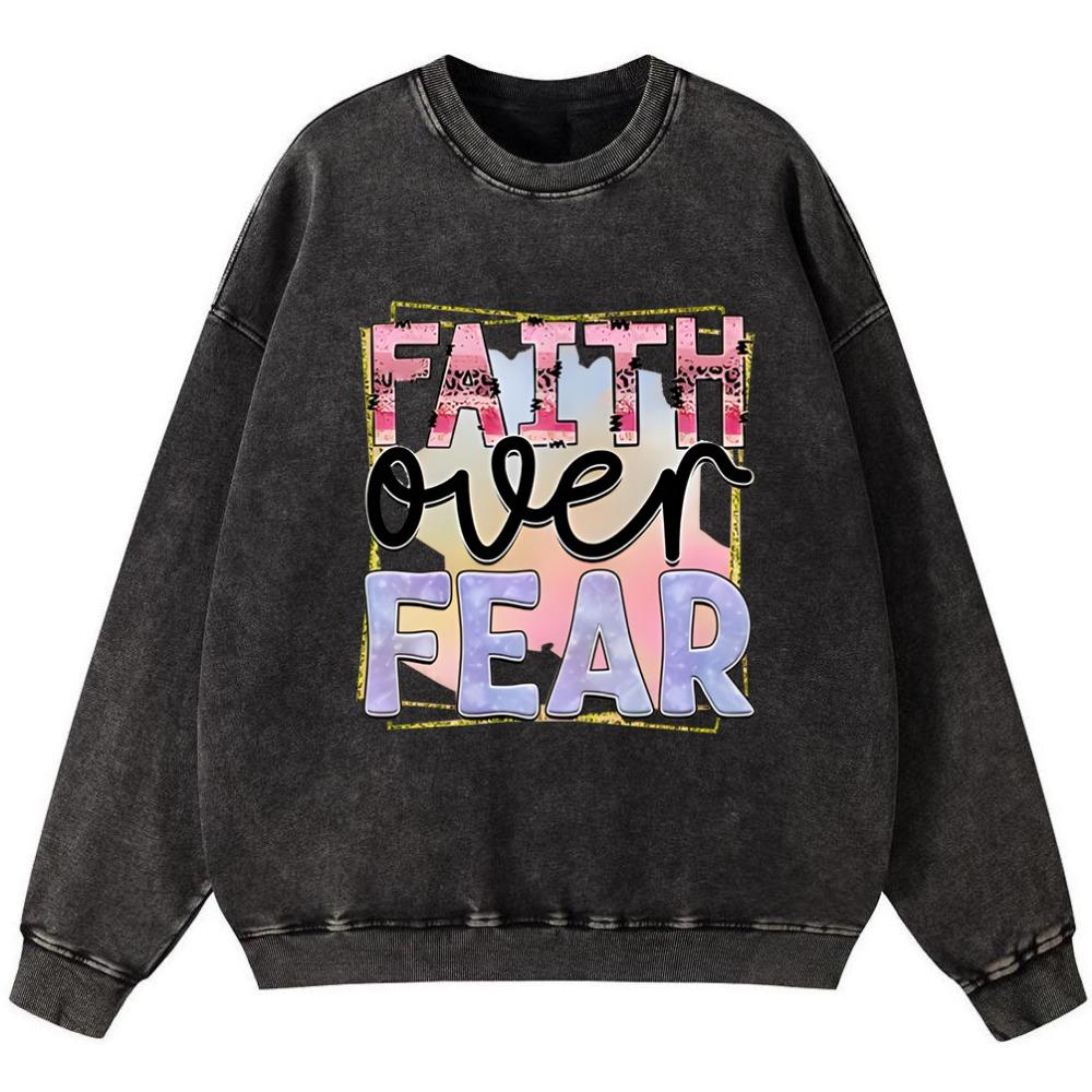 

Вера превыше страха Женский винтажный хлопковый свитшот Хипстерский пуловер с круглым вырезом Тонкий стиль Оверсайз С капюшоном Мультяшный Удобный 3XL