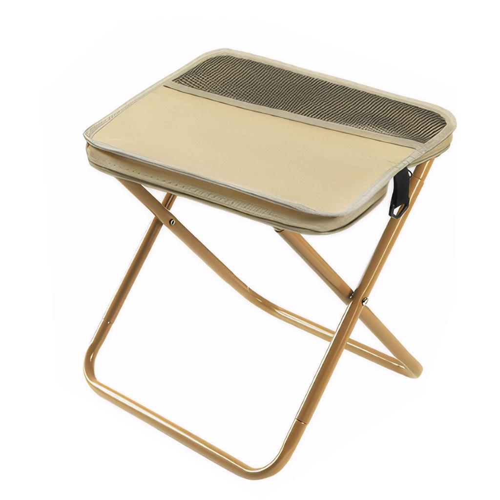 Folding Backpack Stool Wear-resistant Sturdy Crossbody Sports Folding Chair Strong Load-bearing Handbag style Pencil Case Stool