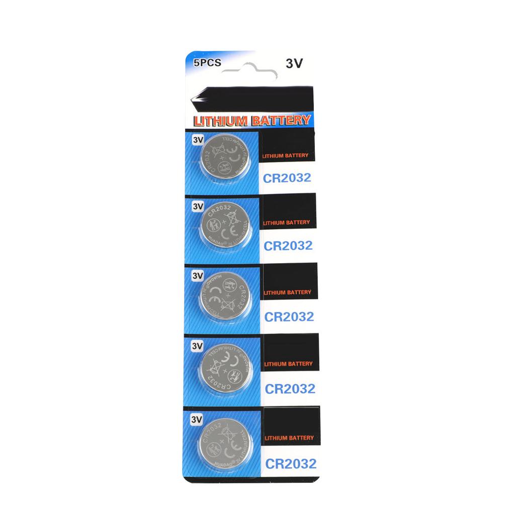 5/10Pcs CR2032 3V Lithium Button Cell Battery for Watches Temperature Sensors Water Bottles Remote Controllers Toy