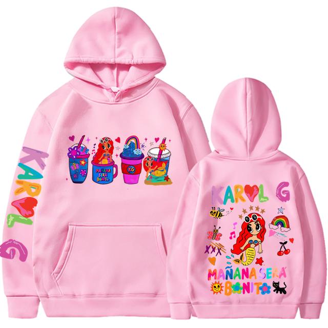 

Новая толстовка с капюшоном Manana Sera Bonito Karol G Manana Sera Bonito с капюшоном «Завтра будет хорошо» Футболки с рисункомУнисекс Унисекс/Женская толстовка XL