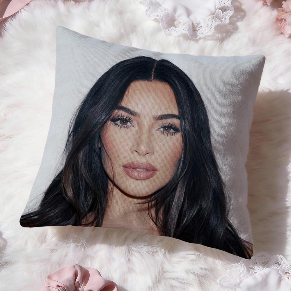 K-Kim K-KardashianS Cushion Cover Premium Comfort Reversible Pillow Cove -Two in One Design for Any Room & Car Interior
