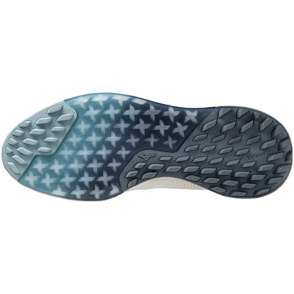 Golf Shoes Genem WG GTX Boa Lightweight Wide Grip Waterproof White X Navy Cm 4E [Mizuno] Gore-Tex Men's 27.0