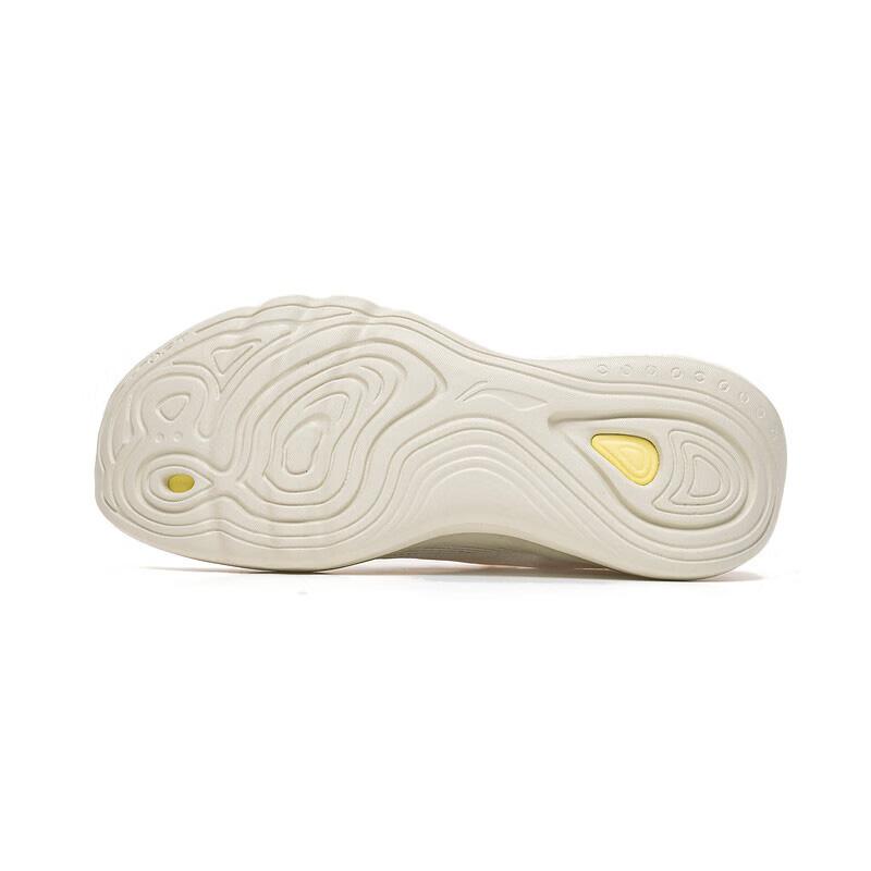 New LiNing SOFT COOL 2 Cushioning, Abrasion Resistant, Breathable, Lightweight Low Top Casual Shoes Women's Ivory