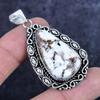 Natural Wild Horse Gemstone Handmade 925 Sterling Silver Pendant 2.25" ETC-14269