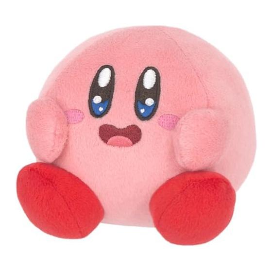 Sanei Boeki Kirby of the Stars Kirby's Gourmet Festival Mini Plush Toy Kirby Pink W10.5 x D10.5 x H10cm KGF-01