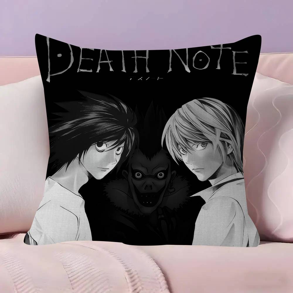 Anime Death Note hororr Maple Design Cushion Cover Happy Autumn Harvest decor Holiday Decorati Pillow Cover