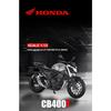 1/12 HONDA CB400F Alloy Racing Motorcycle Model Diecasts Street Sports Motorcycle Model Simulation Sound and Light Kids Toy Gift